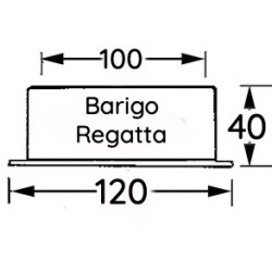 Barigo Regatta set chroom 120mm tekening