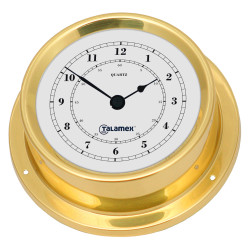 Talamex serie 110 Ship's clock brass Arabic 110mm 21421101