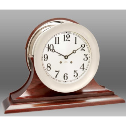 Chealse clock Ship's Bell Clock Traditional Base 8 1/2 inch Nickel 29061