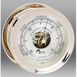 Chelsea clock Barometer Nickel 6 inch 90825