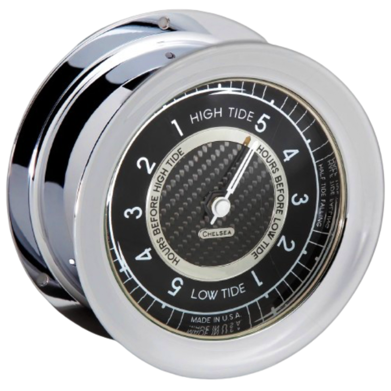Chelsea Clock tide indicatorCarbon Fiber Nickel 4 1/2 inch 80120