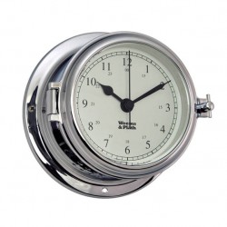Weems & Plath Endurance II 115 quartz clock Chrome Arabic 152mm 560500