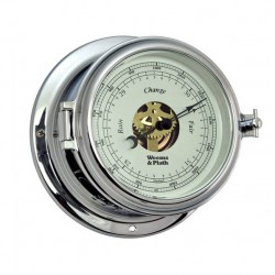 Weems & Plath endurance II 115 open dial barometer chrome 152mm 560733