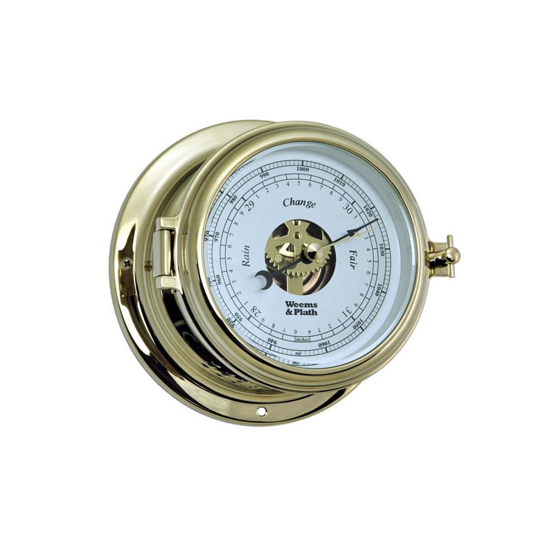 Weems & Plath Endurance II 115 Open dial Barometer Brass 152mm 510733