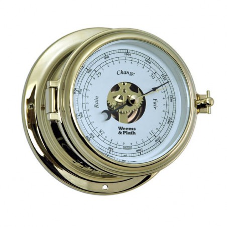 Weems & Plath Endurance II 115 Open dial Barometer Brass 152mm 510733