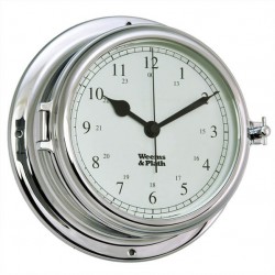 Weems & Plath Endurance II 135 Quartz clock Arabic Chrome 178mm  960500