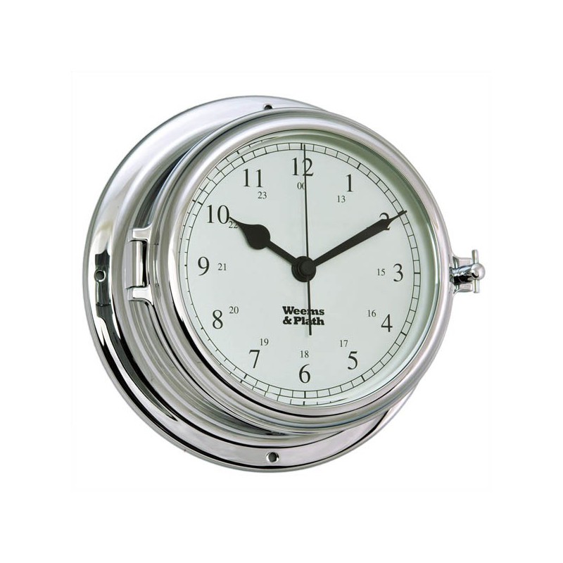Weems & Plath Endurance II 135 Quartz clock Arabic Chrome 178mm  960500