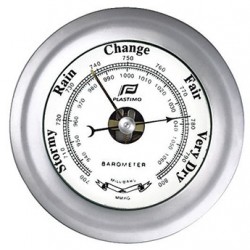 Plastimo 4 inch barometer Matt chrome ø130mm 38207