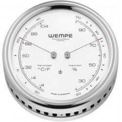 Wempe Pilot V ships clock set stainless steel 100mm CW250014-CW250013-CW250015 shipsclockshop.com comfortmeter