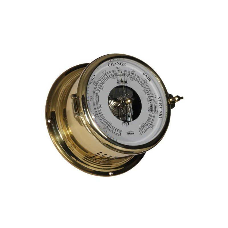 Schatz Royal open dial barometer messing 180mm 480B