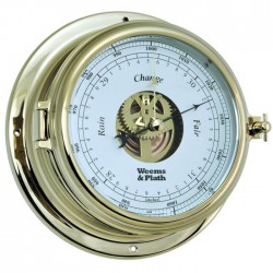 Weems & Plath Endurance II 135 open dial barometer Brass 178mm 950733