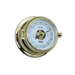 Weems & Plath Endurance II 115 barometer-clock set brass 152mm 510500-510733 barometer