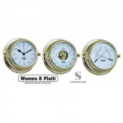 Weems & Plath Endurance II 135 brass shipsclock set 178mm 950500-950733-950900