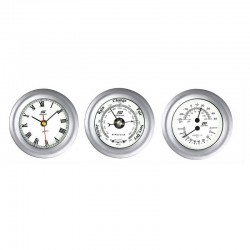 Plastimo 4 inch time and tide clock set chrome 130mm 38209-38207-38208