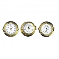 Plastimo 4.5 inch clock set brass 140mm 31229-31230-31231