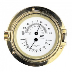 Plastimo 4.5 inch clock set brass 140mm 31229-31230-31231 comfortmeter
