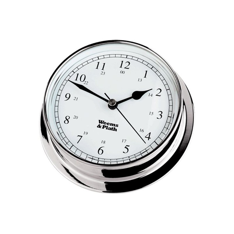 Weems & Plath Endurance 085 quartz clock Arabic chrome 108mm 320500