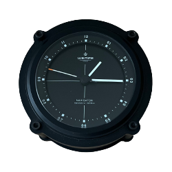 Wempe navigator II clock aluminum black 130 mm CW550003