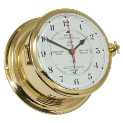 Schatz Royal tide clock brass Arabic 180mm 480CIA