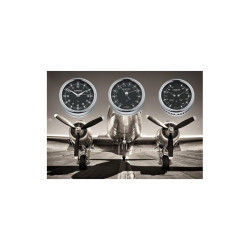 Wempe Pilot III set stainless steel black dial 100mm CW250007-CW250008-CW250009 atmospheric image