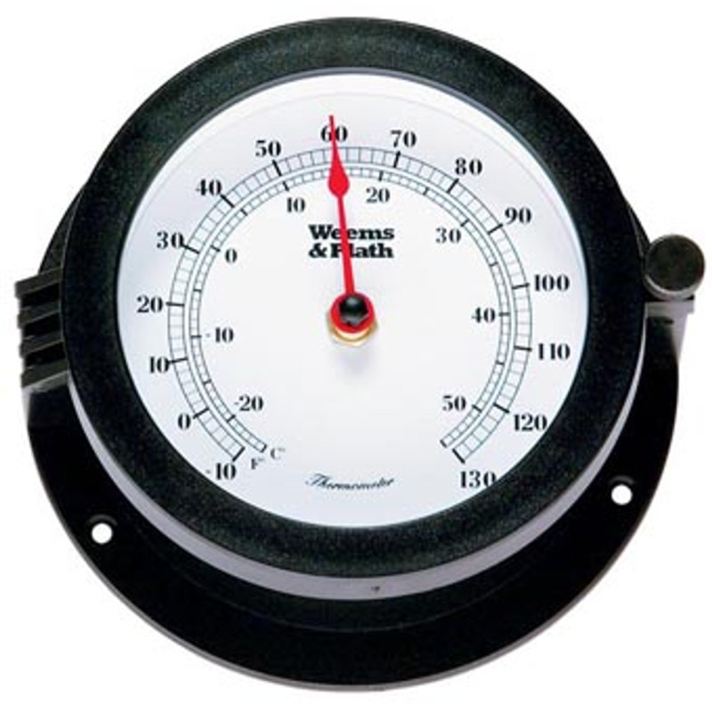 Weems and Plath Bluewater Thermometer Black 140mm 151200