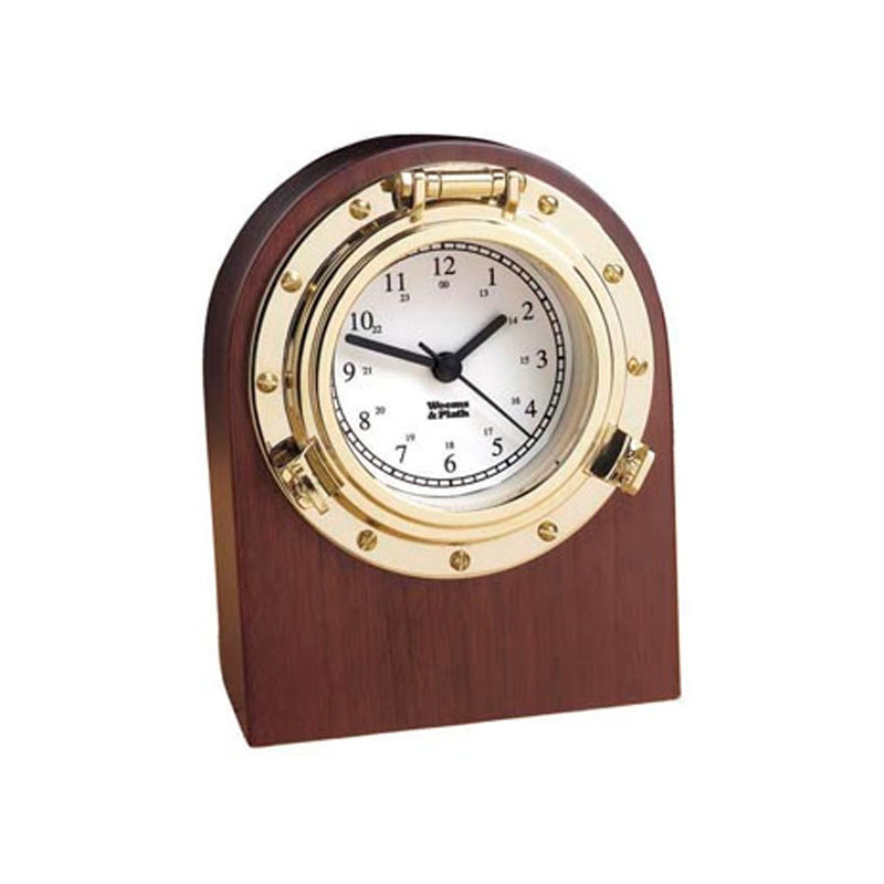 Weems and Plath porthole desk clock 312400