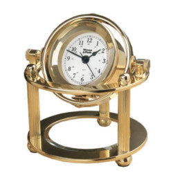 Weems & Plath Solaris desk clock brass 790500