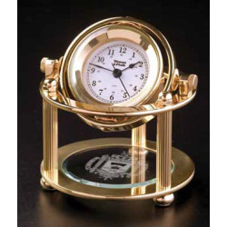 Weems & Plath Solaris desk clock brass 790500 picture