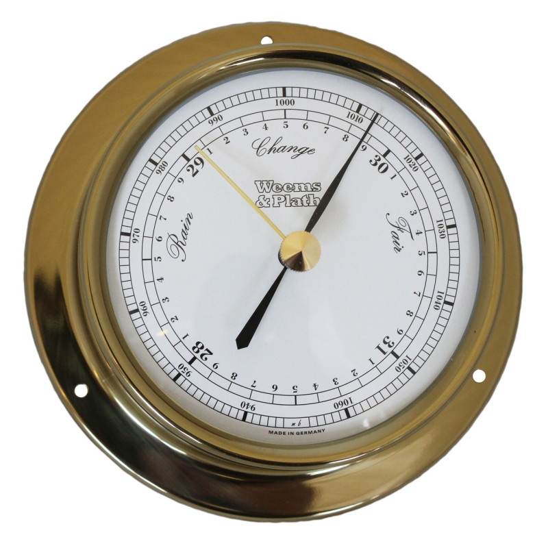 Weems and Plath Trident barometer brass 108mm 6010700