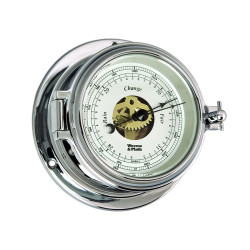 Weems and Plath Endurance II Open dial barometer chrome 121mm 120733