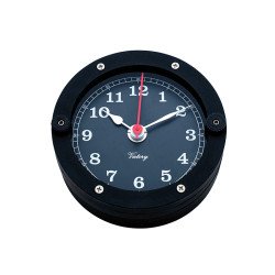 Baltic clock set black 110mm Autonautic Instrumental SBP shipsclockshop.com clock