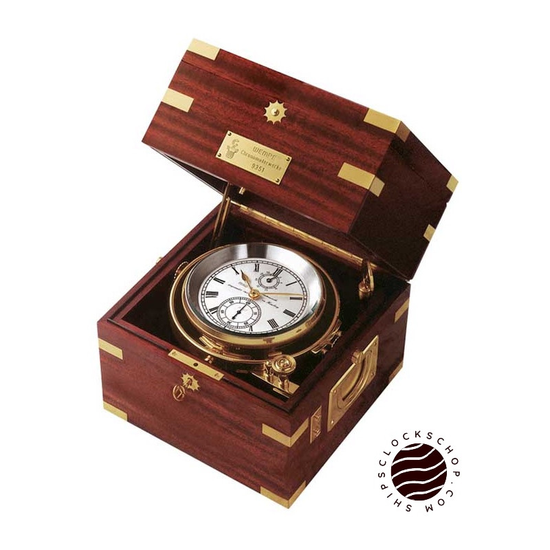 Wempe unified chronometer brass mahogany CW800004