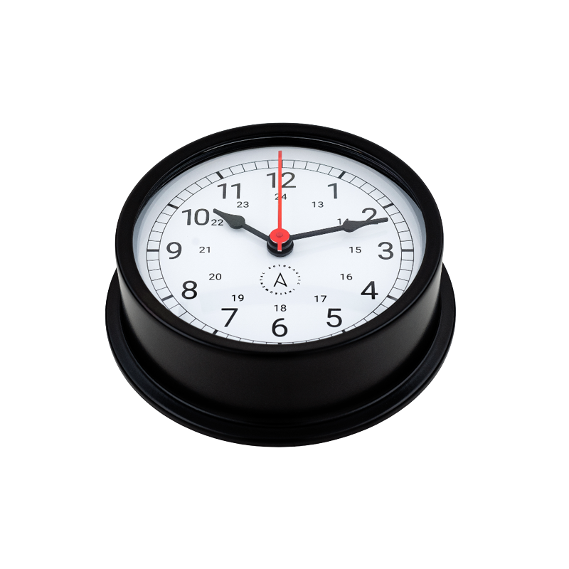 Autonautic Quartz clock black ø120 mm R120N-A