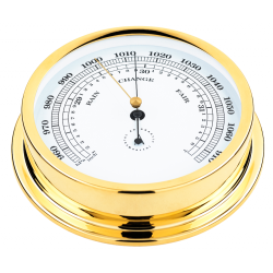 Ships clock set gold-plated 175mm Autonautic S175D shipsclockshop.com barometer