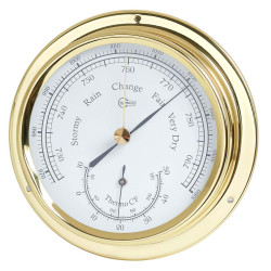 Barigo Regatta Barometer Thermometer Brass 120mm 186.1MS