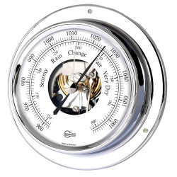 Barigo Tempo scheepsbarometer chrome 110mm 183CR