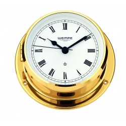 Wempe Skiff Ships clock Brass Roman 110mm CW070002