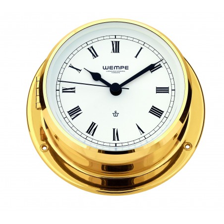 Wempe Skiff Ships clock Brass Roman 110mm CW070002