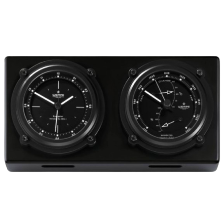 WEMPE Navigator II quartz clock with barometer/thermometer/hygrometer combinatie zwart CW550013