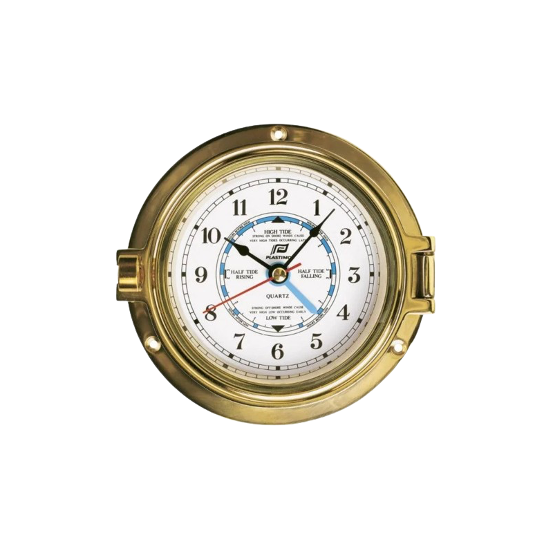 Plastimo 4.5 inch Time and tide clock brass 56051