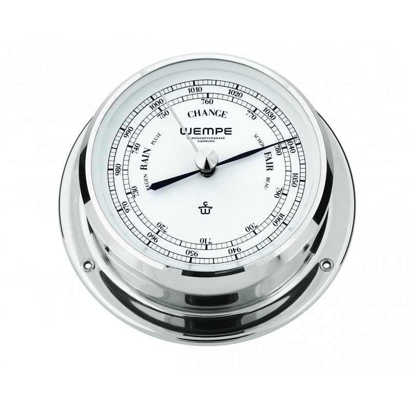 Wempe Skiff barometer chrome-plated 110mm CW090004