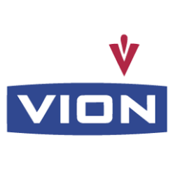 Vion A104 series thermo-hygrometer RVS 129 mm A104TH shipsclockshop.com logo