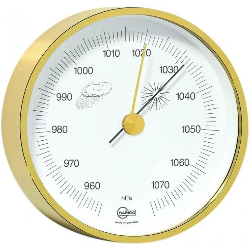 Barigo home barometer brass plated 85mm 115.1