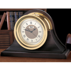 Weems and Plath Wood Base for Anniversary clock or barometer 107B, close-up