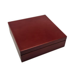 Weems en Plath elegante houten doos voor kaartgewicht 662 shipsclockshop.com