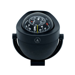 Autonautic Bracket mount compass. 85mm. Cónical dial. Black C12-002