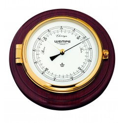 Wempe SKIPPER barometer messing-mahonie 210mm CW400002 shipsclockshop.com