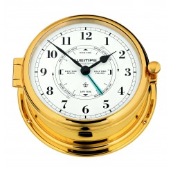 Wempe ADMIRAL II time and tide clock brass Arabic 185mm CW450008