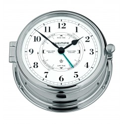 Wempe ADMIRAL II tide clock chrome-plated brass Arabic 185mm CW460005
