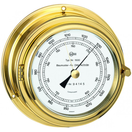 Barigo Professional high-precision barometer solid brass 150mm 1500MS